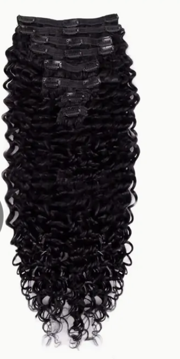 Deep Wave Clip In Hair Extensions