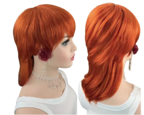 Sunburst Orange - Brazilian Virgin Remy Human Hair Wig