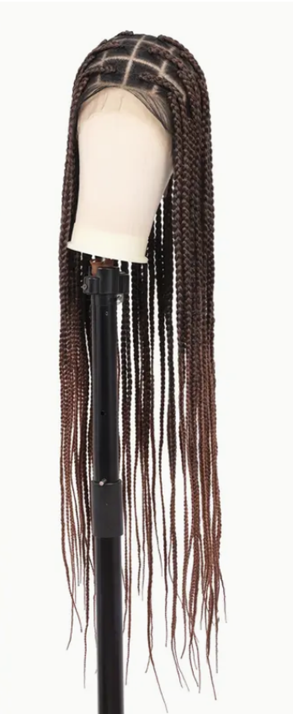 36" Large Square Knotless Box Braided Wigs
