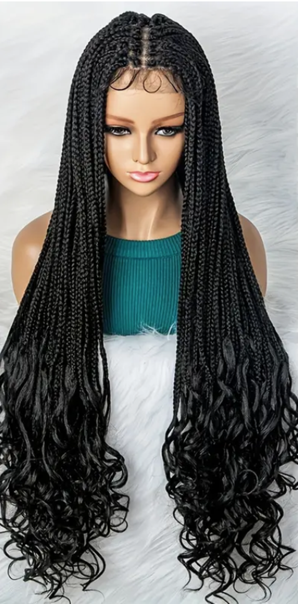 Synthetic 36" Boho Knotless Braided Wigs