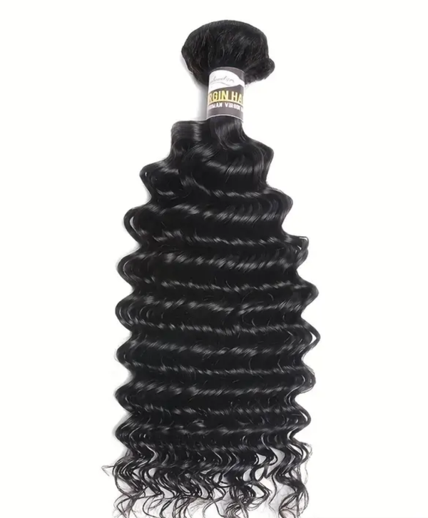 Deep Wave Human Hair Bundles- Unprocessed Virgin Weave Curly