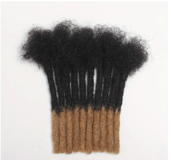 1Blk/27- Permanent Loc Extensions Human Hair Bundles
