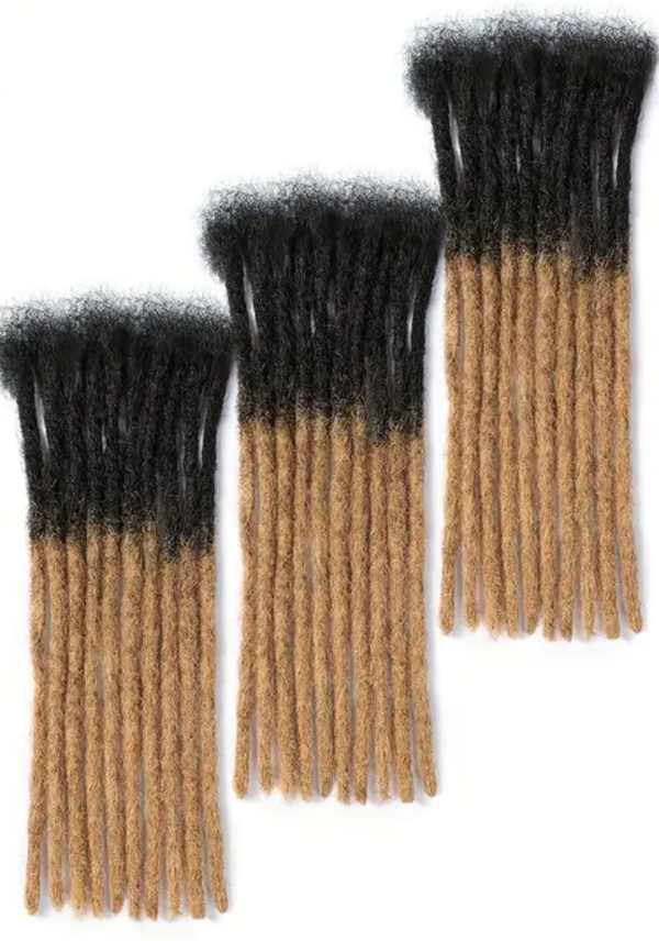 30PCS- Dreadlock Extensions Human Hair 3-Bundles