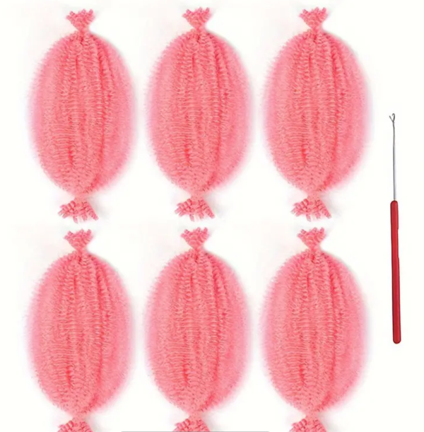 6PCS -Afro Twist Dreadlock Bundles with Installation Tool