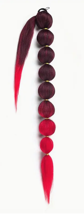 Human Hair - "34"" Chic Braided Bubble Ponytail Extension