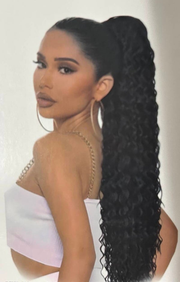 Froyal Water Curly Ponytail 20 Inches