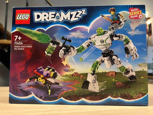 LEGO Mateo en Z-Blob de robot
