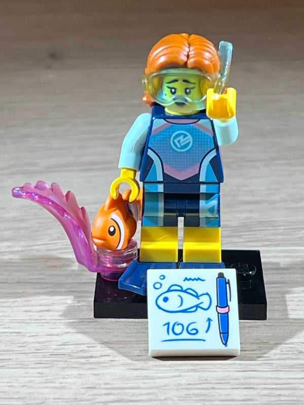 LEGO Minifiguur: Marine Bioloog