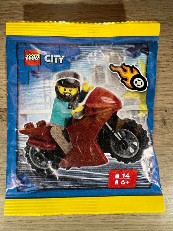 LEGO Stunt Rider with Motorcycle