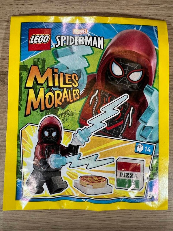 LEGO Miles Morales with Pizza