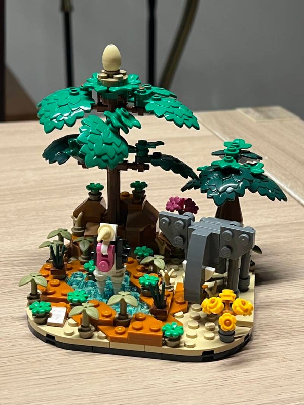 LEGO Afrikaanse savanne diorama