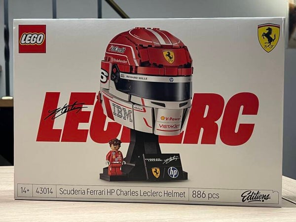 LEGO Scuderia Ferrari HP helm van Charles Leclerc