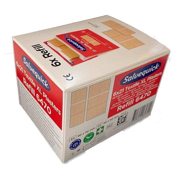 6 navullingen grote pleisters salvequick 6470