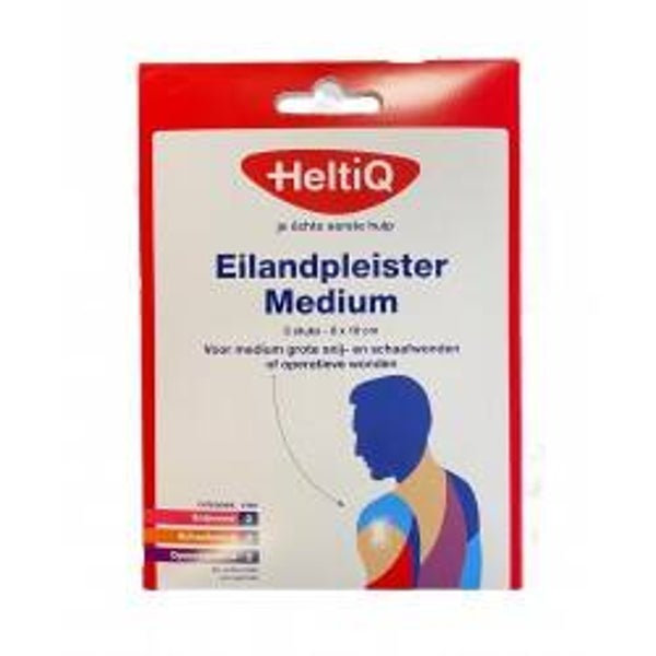 Eilandpleister 8 x 10 cm 5 stuks per verpakking