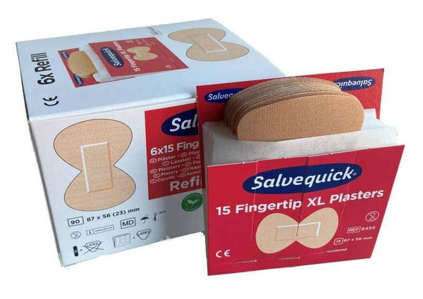 6 navullingen vingertoppleister XL salvequick 6454