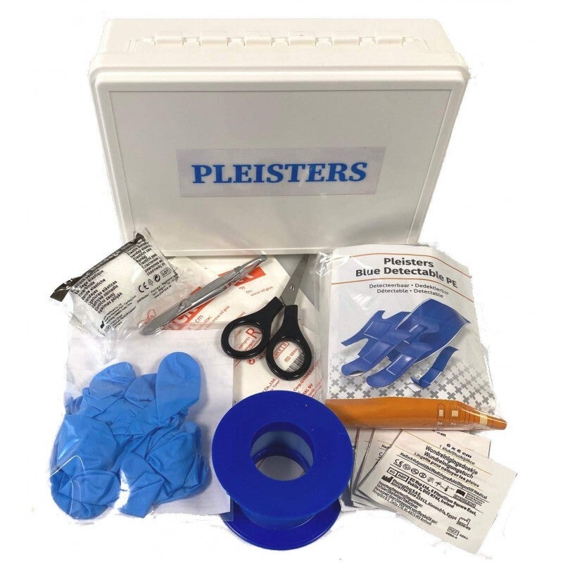 Pleisterdoos blauw HACCP