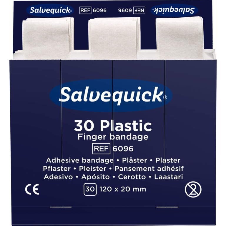 Salvequick navulling lange plastic pleister 6096