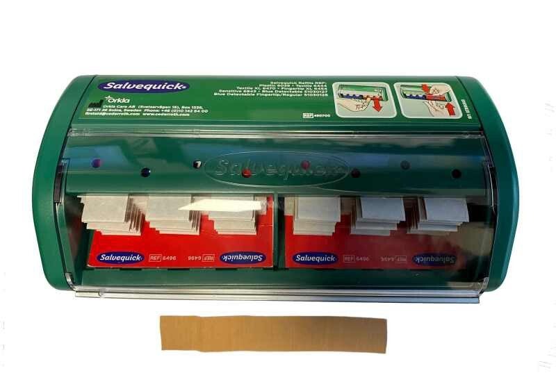 Salvequick pleisterautomaat met lange pleisters 6496