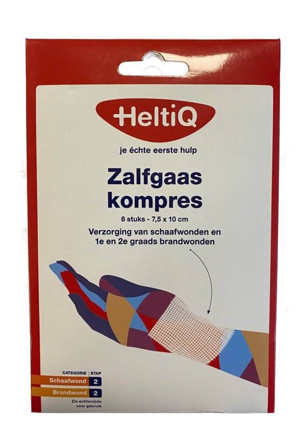 Zalfgaas 6 stuks van 7,5x10cm