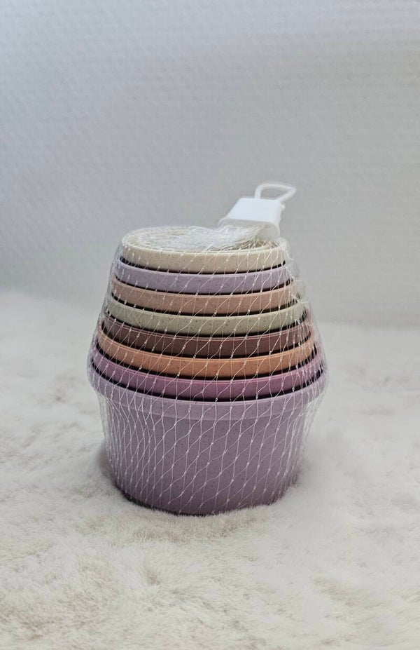 Stapelbekers pastel