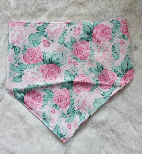 Bandana roze rozen licht