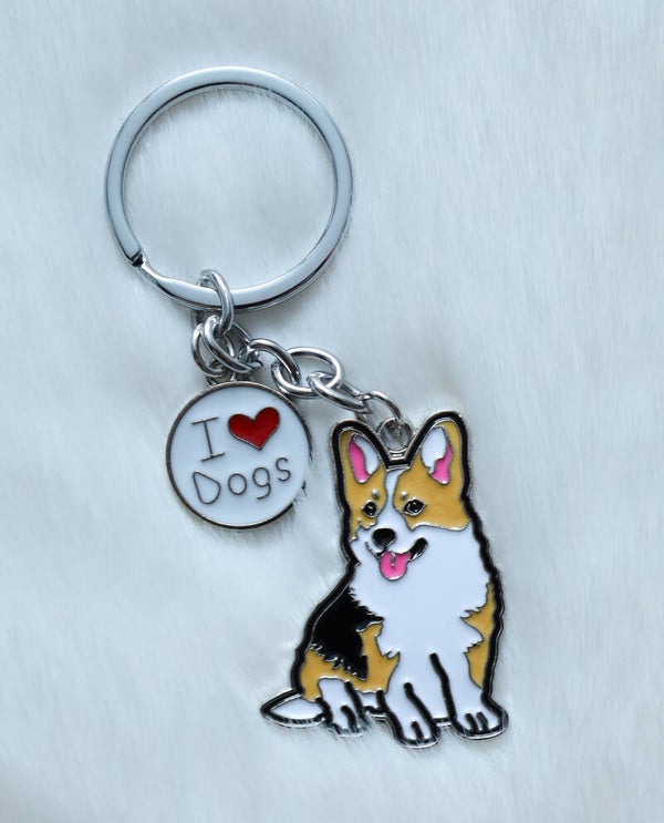 sleutelhanger corgi groot