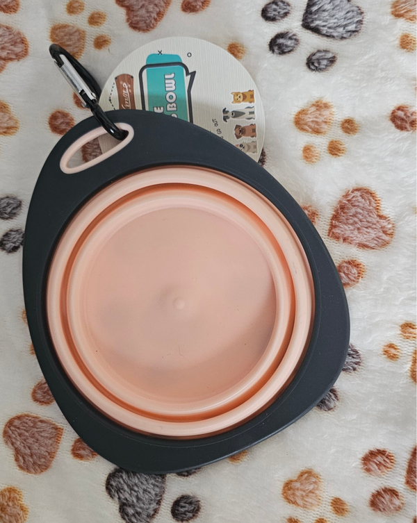 Opvouwbaar drinkbakje roze