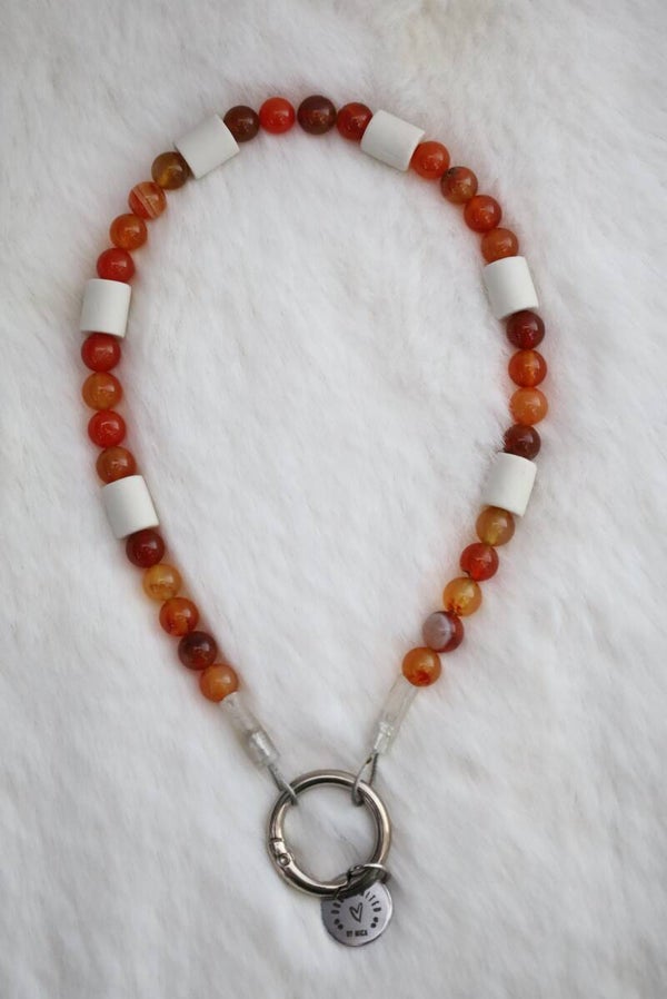 Tekenketting carneool