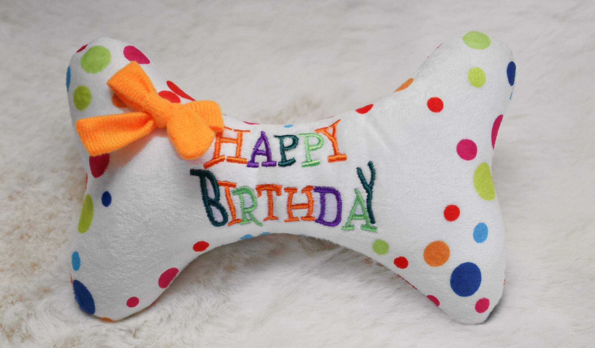 Pluche bot happy birthday