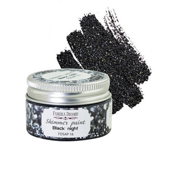 fabrika decoru shimmer paint graphite 30 ml