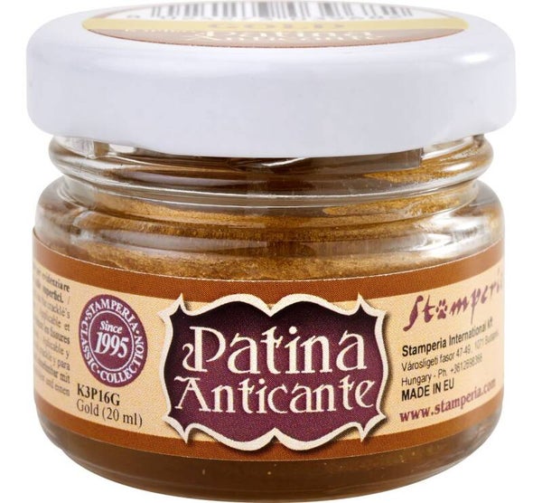 stamperia patina anticante gold
