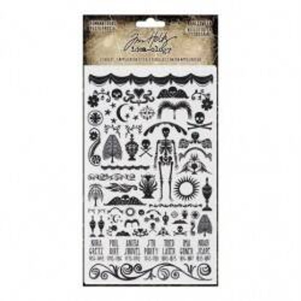idea-ology tim holtz remnant rubs halloween