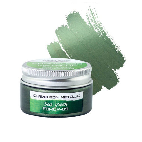 fabrika decoru chameleon metallic paint sea green 30 ml