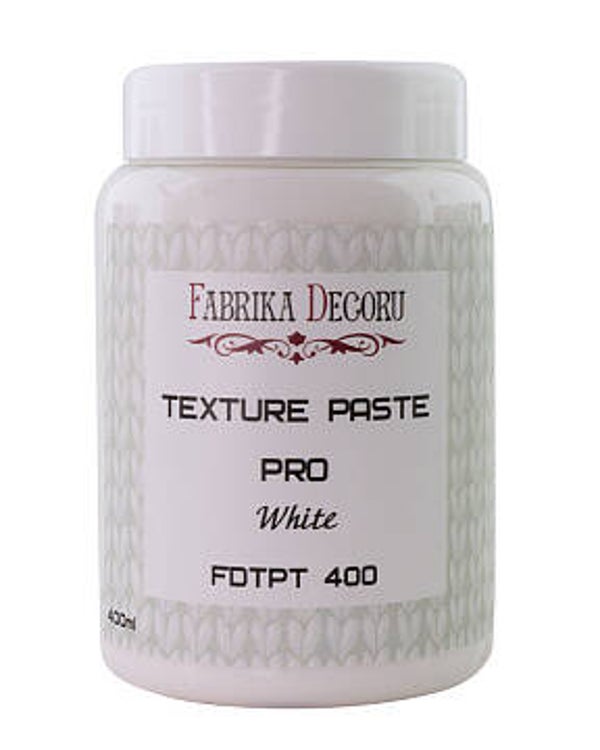 Fabrika decoru texture paste pro white 400ml