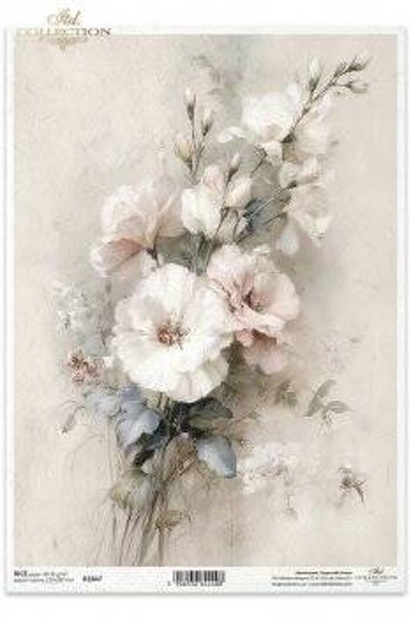 itd rijstpapier a4 bloemen 4