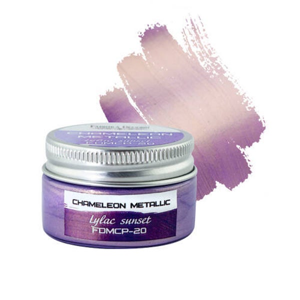 fabrika decoru chameleon metallic paint lylac sunset 30ml