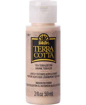 folkart terra cotta terrazzo sand