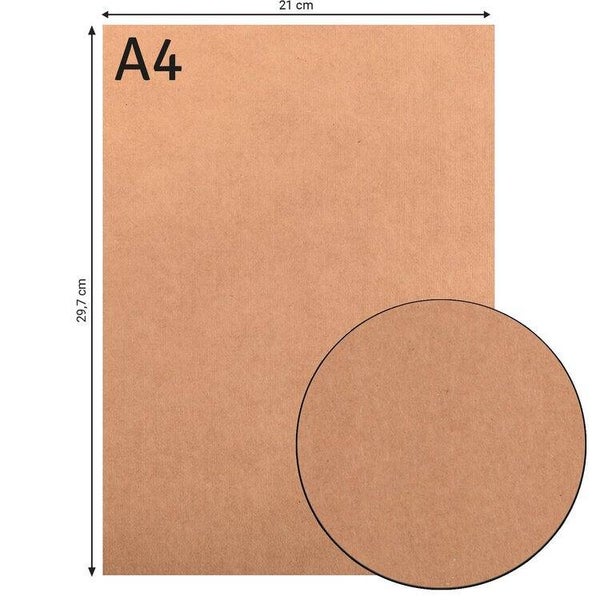 Florence cardstock a4 kraft