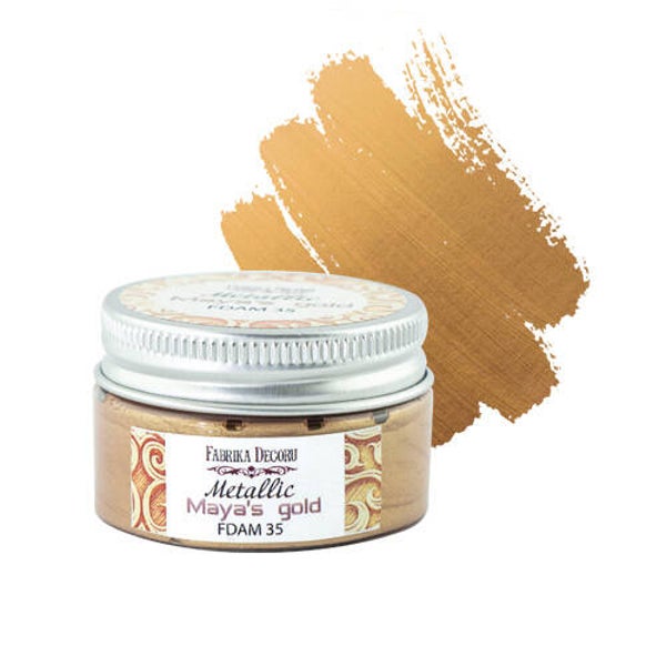fabrika decoru metallic  maya`s gold 30 ml