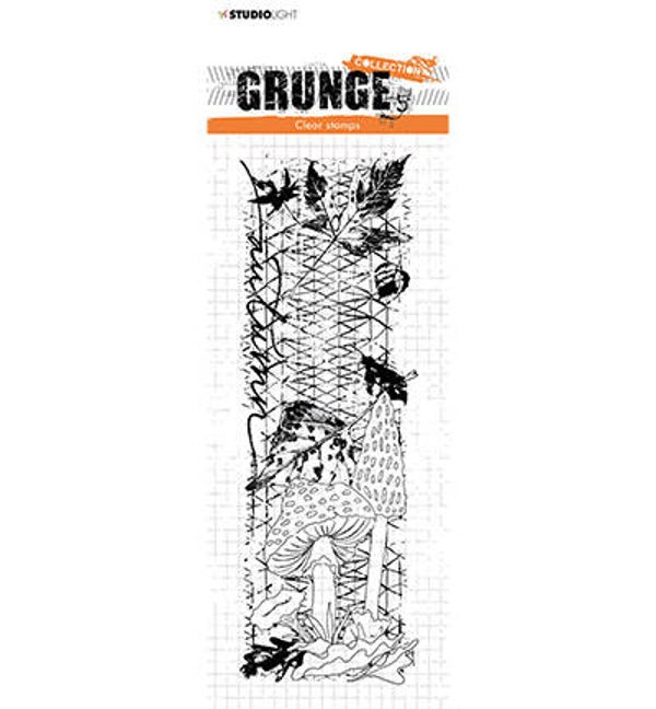 Studio light clear stamp mushroom grunge