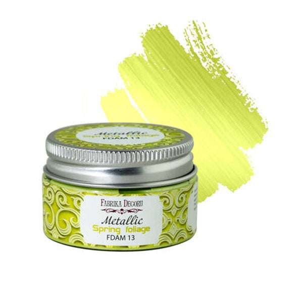 fabrika decoru metallic spring foliage 30 ml