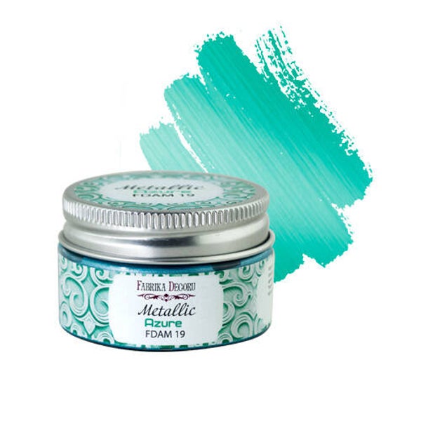 fabrika decoru metallic azure 30 ml