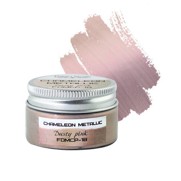 fabrika decoru chameleon metallic paint dusty pink30 ml
