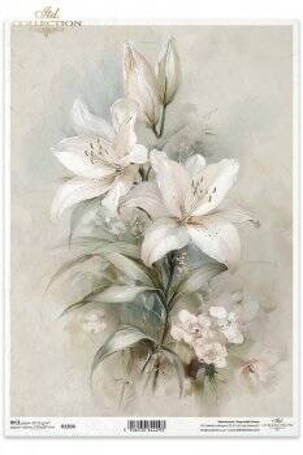 itd rijstpapier a4 bloemen 3