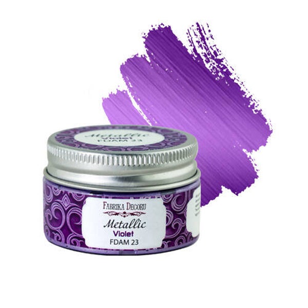 fabrika decoru metallic violet 30 ml