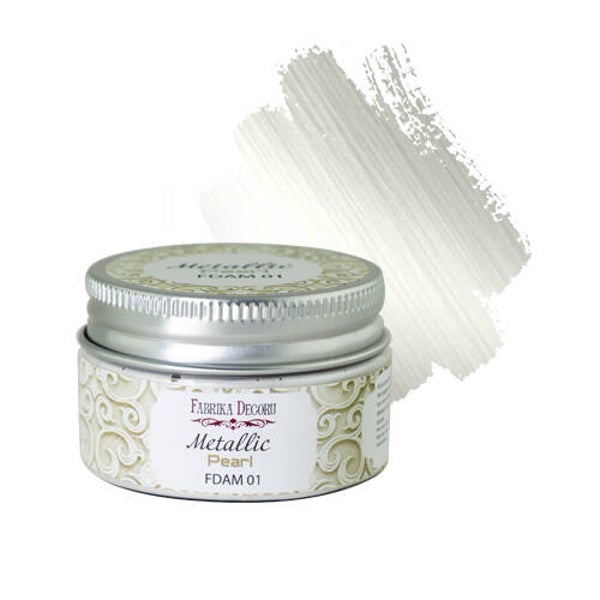 fabrika decoru metallic pearl 30 ml
