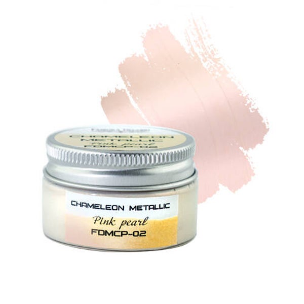 fabrika decoru chameleon metallic paint pink pearl 30 ml
