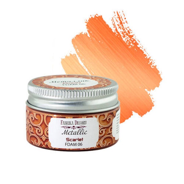 fabrika decoru metallic scarlet 30 ml