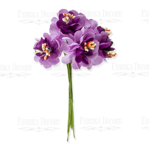 Set of flowers of the apple tree purple 6 stuks