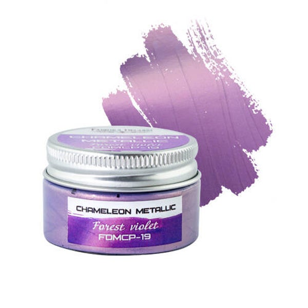 fabrika decoru chameleon metallic paint forest violet 30 ml